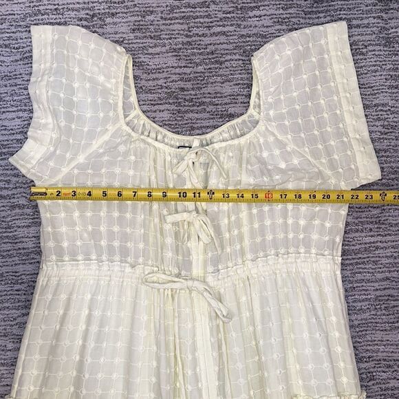 NWT INNIKA CHOO - ALOTTA GÜD PEASANT DRESS IN BUTTER Yellow Size Small-Medium - Picture 8 of 15